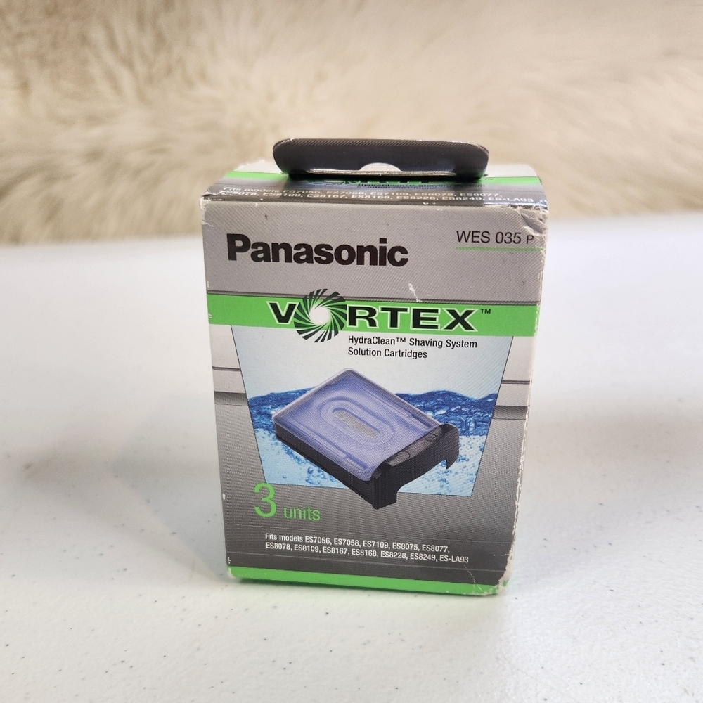 Panasonic Vortex HydraClean Shaving System 3 PACK Cartridges NEW Box Sealed